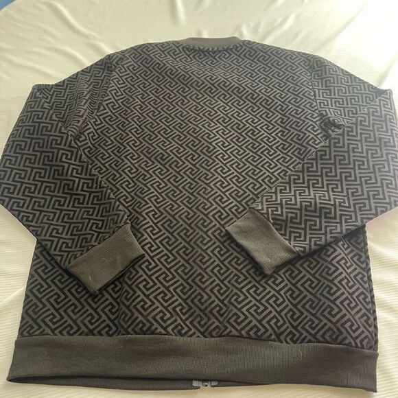 NWT Casa Moda Black Knit Bomber Jacket Size Medium New - Picture 7 of 8